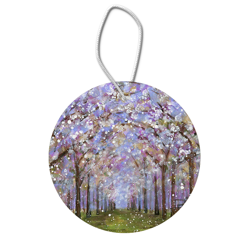 Cherry Blossom at The Alnwick Garden Ceramic Hanging Pendants