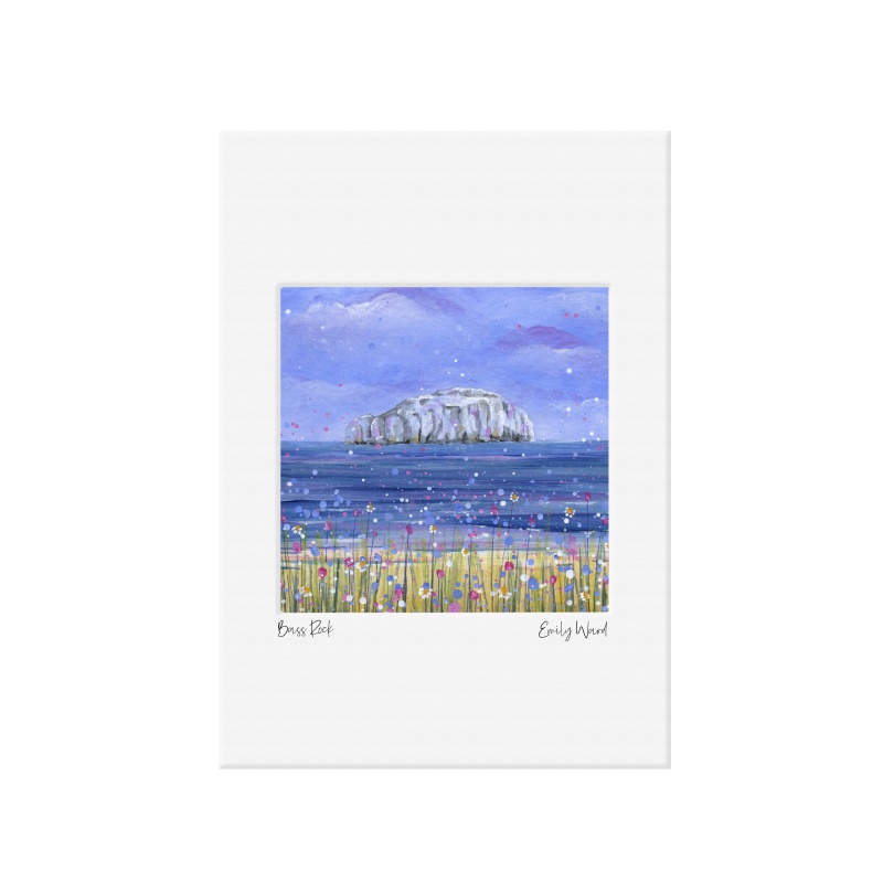 Bass Rock, Firth of Forth Mini Print A4