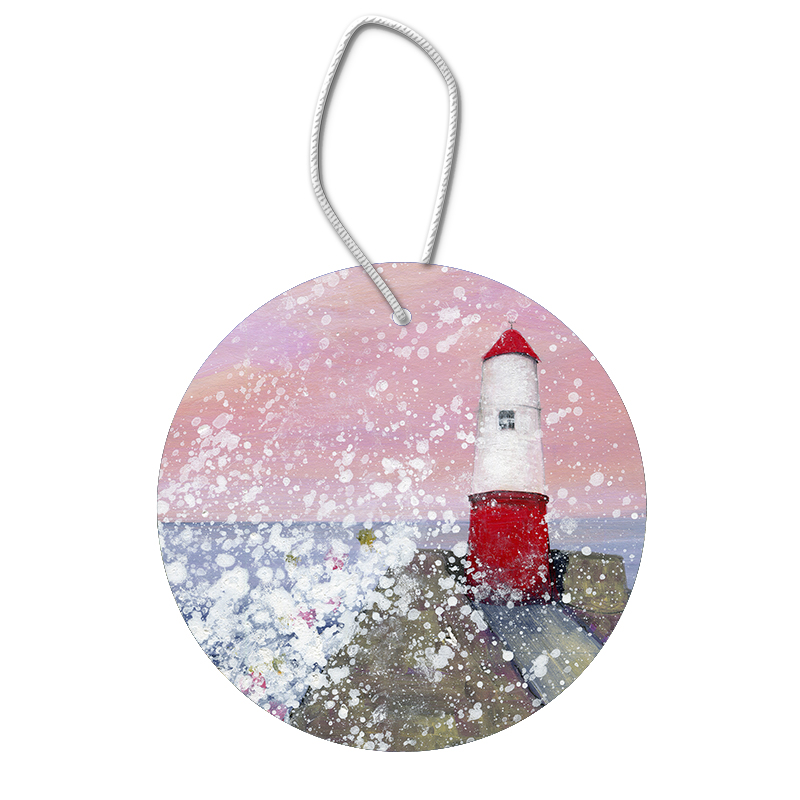 Berwick Lighthouse Ceramic Hanging Pendants