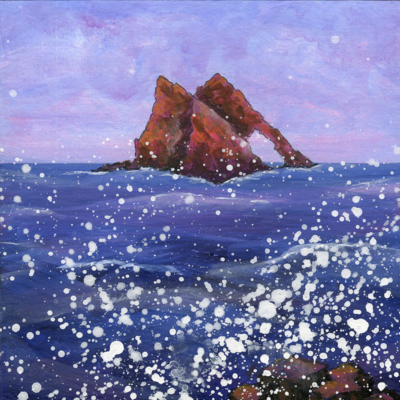 Bow Fiddle Rock Greeting Card