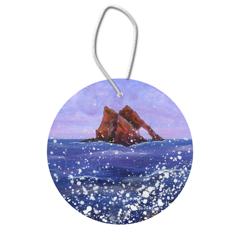 Bow Fiddle Rock Ceramic Hanging Pendants