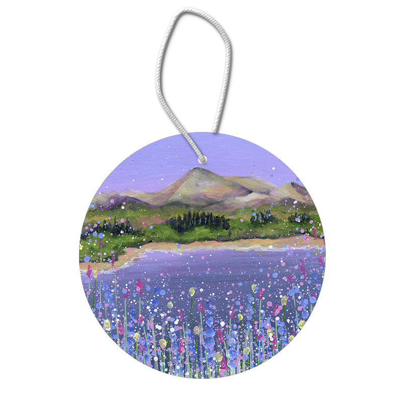 Brodick Bay, Arran Ceramic Hanging Pendants