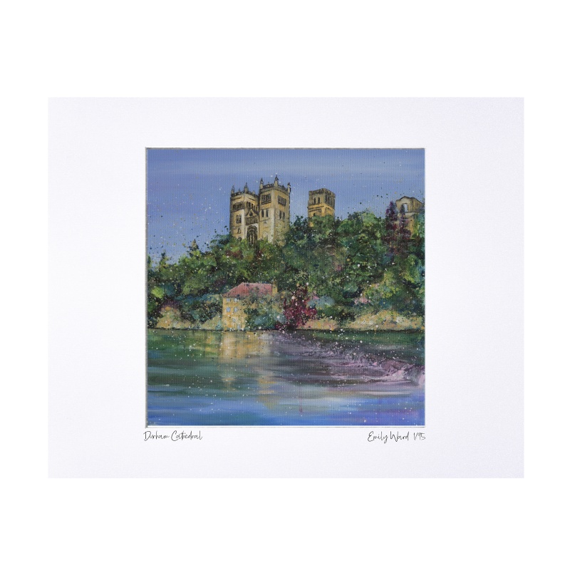 Durham Cathederal Limited Edition Print with Mount