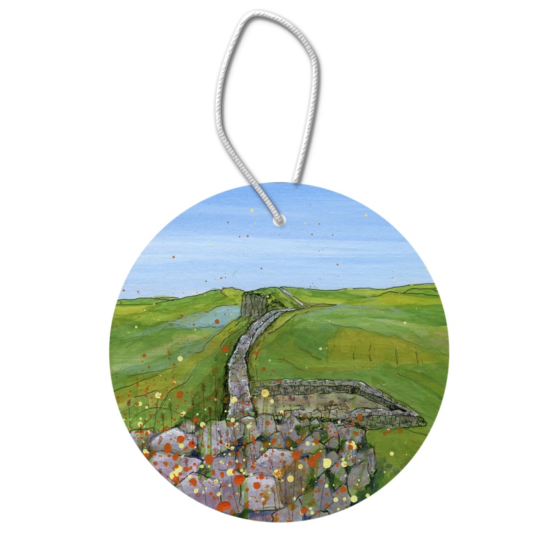 Hadrian's Wall Ceramic Hanging Pendants