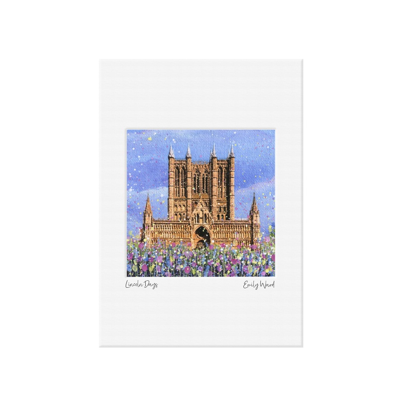 Lincoln Days at Lincoln Cathedral Mini Print A4