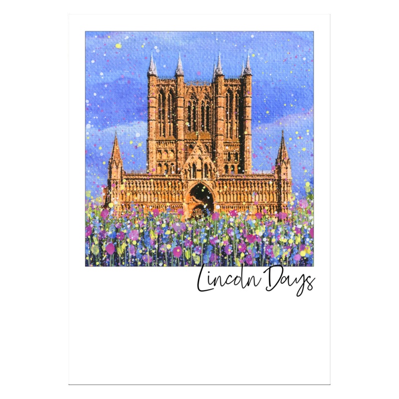 Lincoln Days at Lincoln Cathedral Postcard