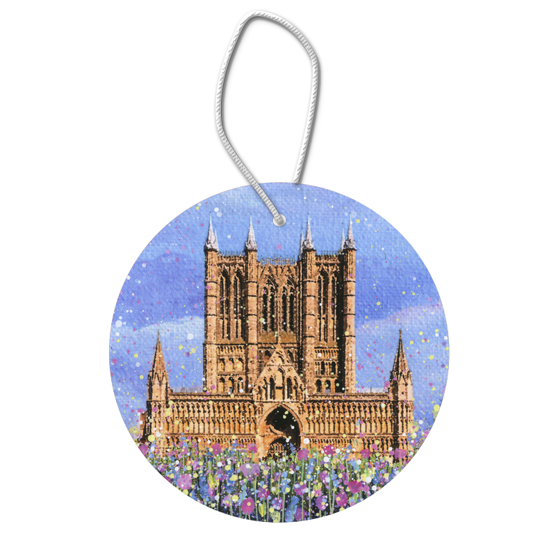 Lincoln Days at Lincoln Cathedral Ceramic Hanging Pendant