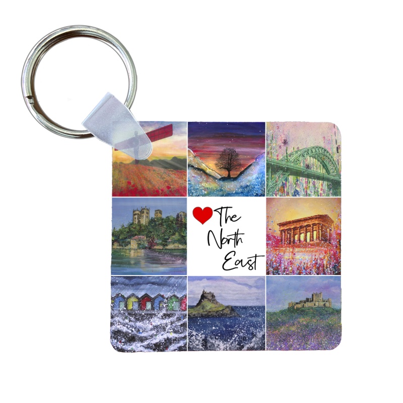 Love The North East  - Keyring