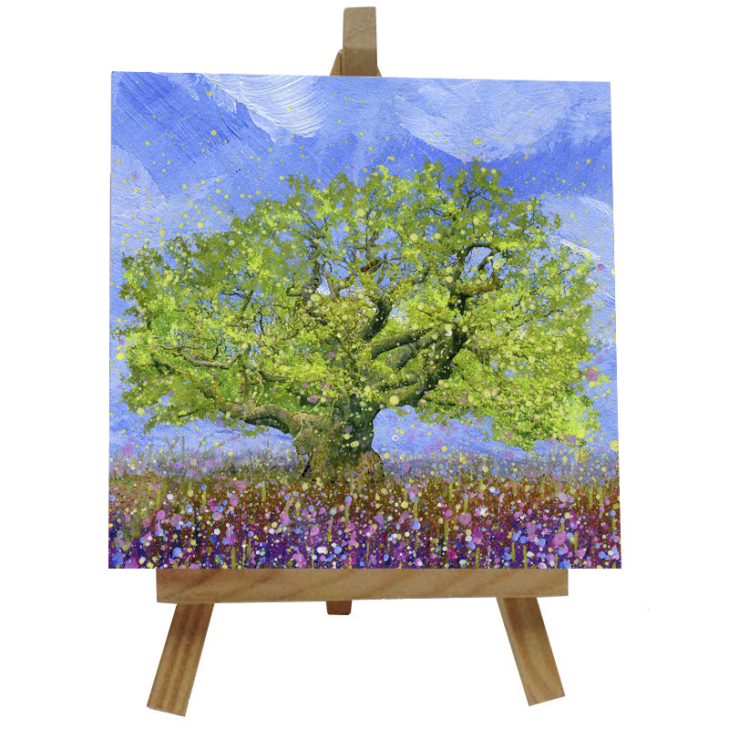 Major Oak, Sherwood Forest Tile with Easel