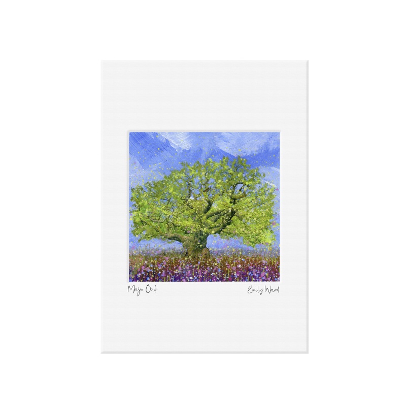 Major Oak, Sherwood Forest Mini Print A4