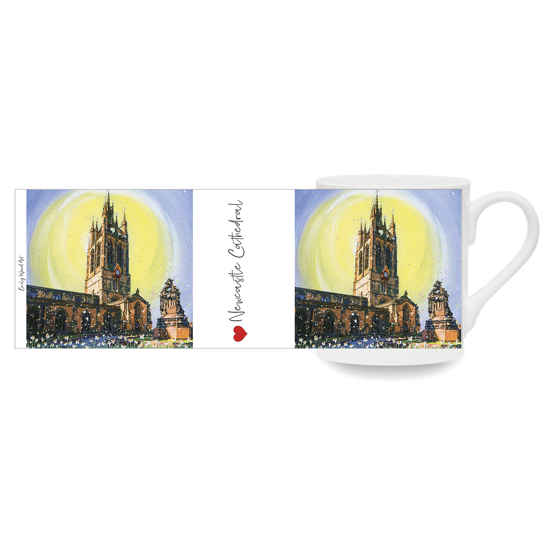 Newcastle Cathedral -  Bone China Cups