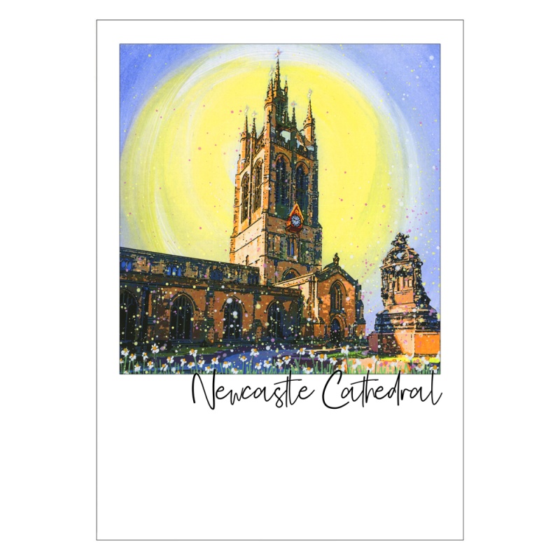 Newcastle Cathedral  Postcard