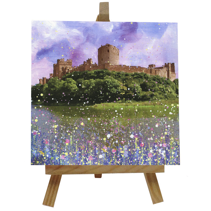 Pembroke Castle Tile with Easel