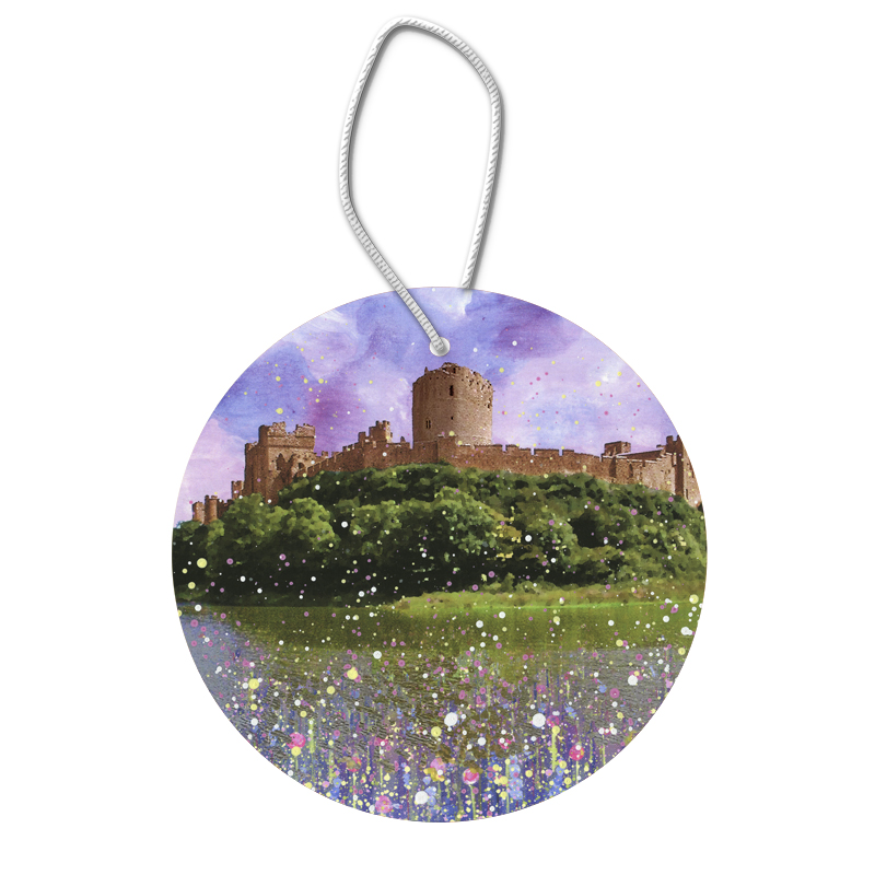 Pembroke Castle Ceramic Hanging Pendant