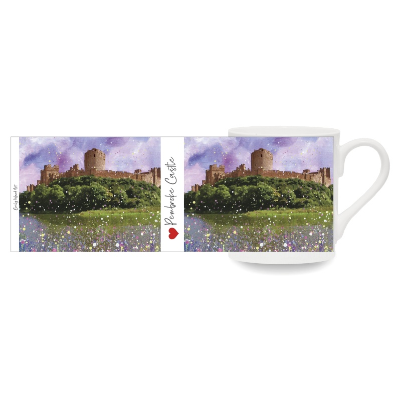 Pembroke Castle -  Bone China Cups