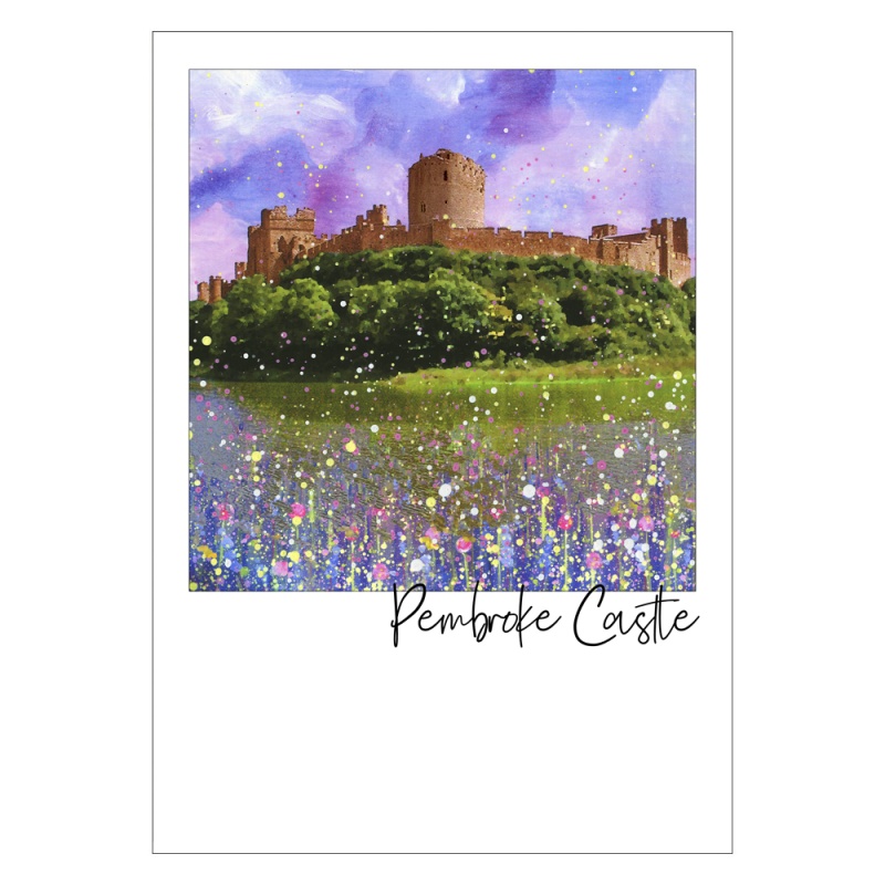 Pembroke Castle Postcard