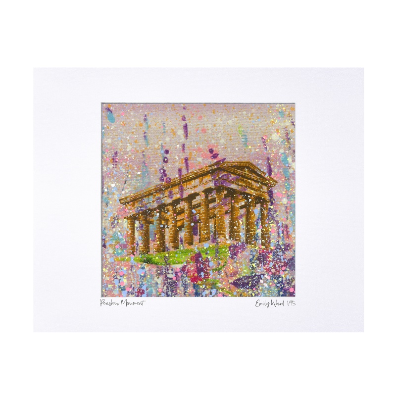 Penshaw Monument Limited Edition Print with Mount