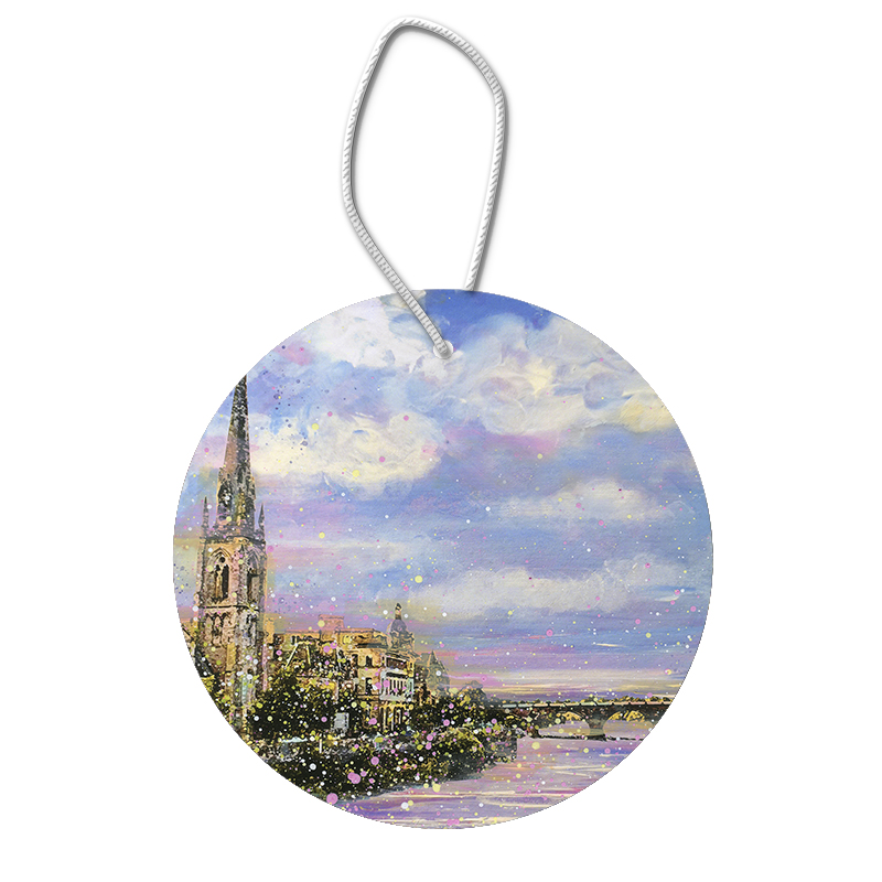 Perth Bridge Ceramic Hanging Pendant