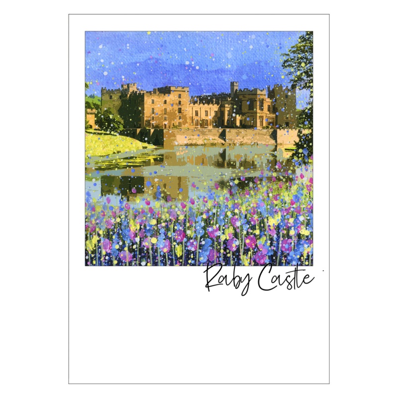 Raby Castle Postcard