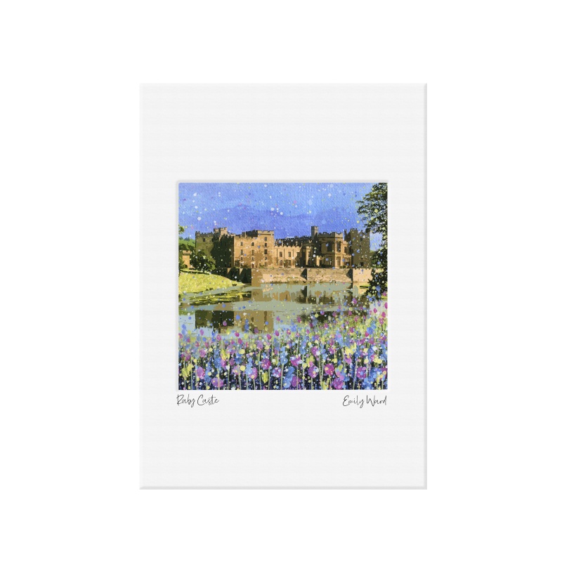 Raby Castle Mini Print A4