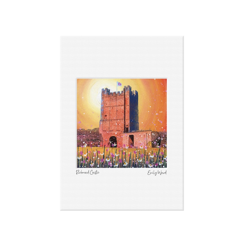 Richmond Castle Mini Print A4