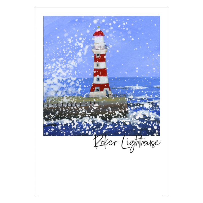 Roker Lighthouse Postcard