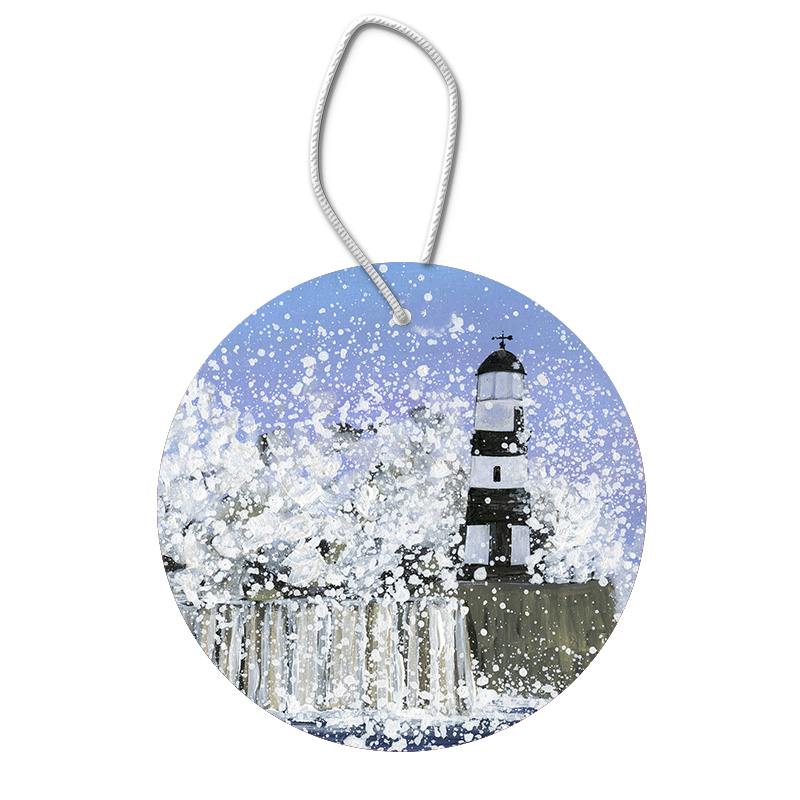 Seaham Lighthouse Ceramic Hanging Pendants