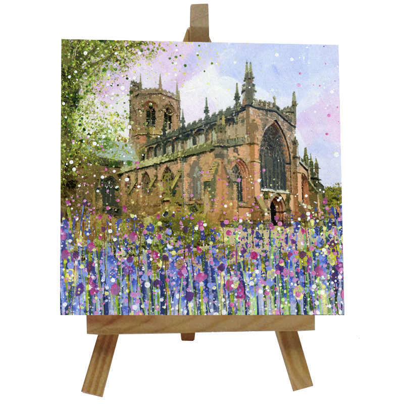 St Mary's Church, Nantwich Tile with Easel