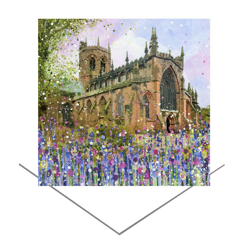 St Mary's Church, Nantwich Greeting Card