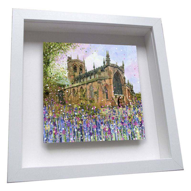 St Mary's Church, Nantwich - Framed Tile