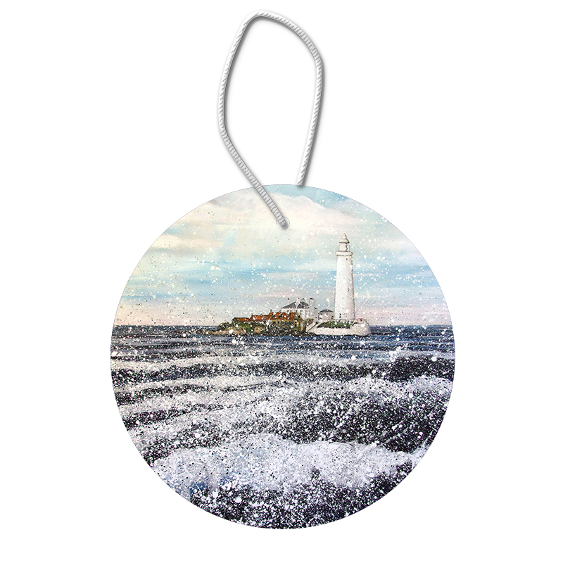 St Mary's Whitley Bay Ceramic Hanging Pendants