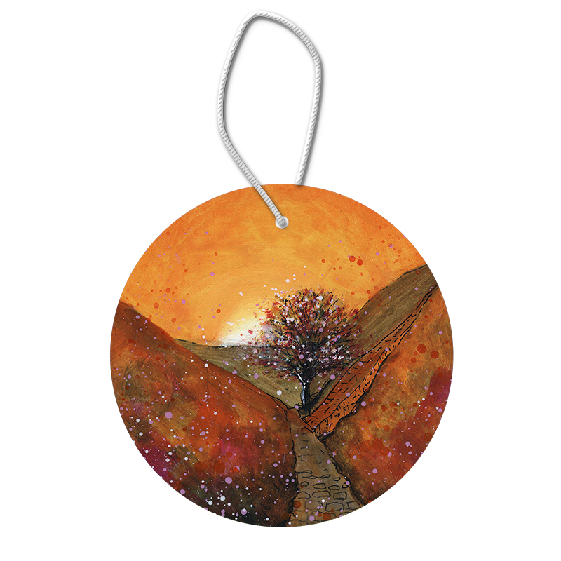 Sycamore Gap Autumn Ceramic Hanging Pendants