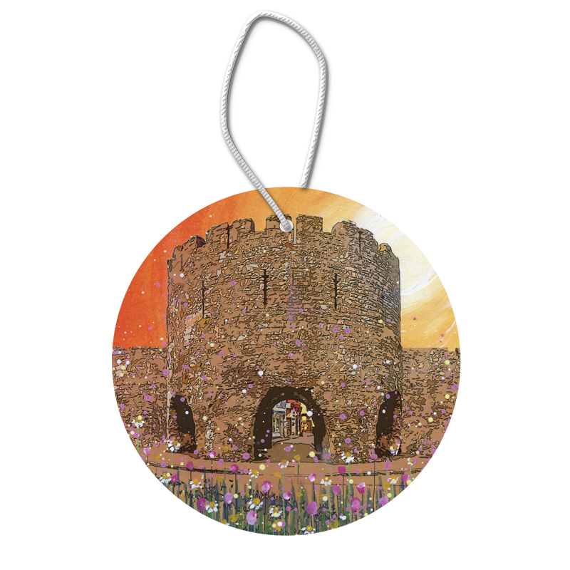 Five Arches, Tenby Ceramic Hanging Pendant