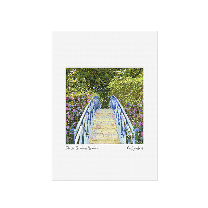 Johnston Gardens, Aberdeen Mini Print A4