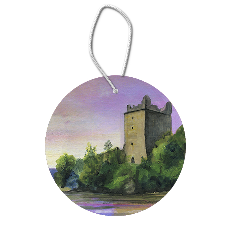 Urquhart Castle Ceramic Hanging Pendant